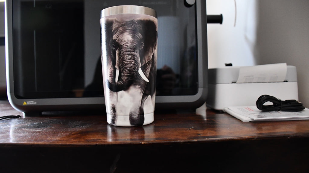 Insulated Tumbler with Lid & Straw