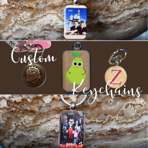 Wooden Keychain Pack
