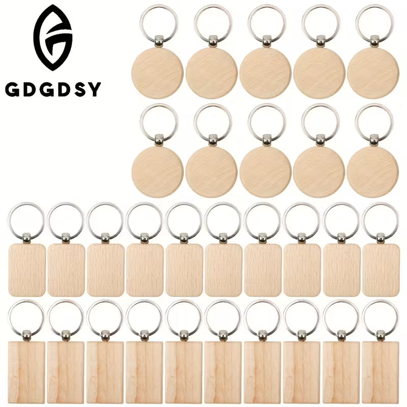 Wooden Keychain Pack
